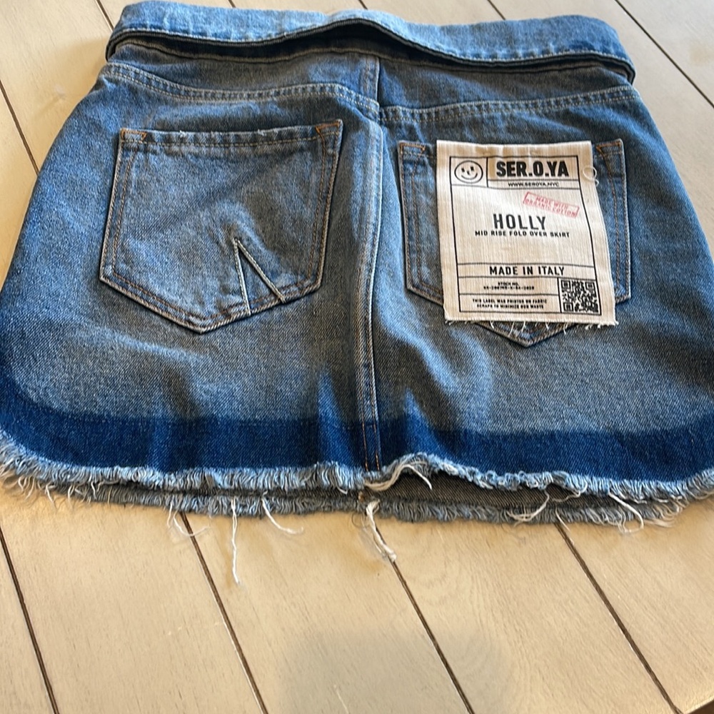 NWT SER.O.YA Women's Holly Denim Skirt size 25‎ - Picture 14 of 15